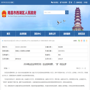 2024就业创业专项行动：创业担保贷款，“贷”动创业梦_政策与实施_西湖区人民政府